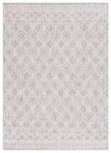 Safavieh Courtyard 4'-0" x 5'-7" Rug in Ivory / Beige Grey