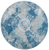 Safavieh Aria 6'-5" x 6'-5" Rug in Light Blue / Ivory