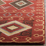 Safavieh Heritage 4'-0" x 6'-0" Rug in Red / Multi