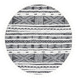 Safavieh Moroccan Tassel Shag 6'-7" x 6'-7" Rug in Black / Ivory