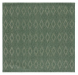 Safavieh Courtyard 6'-7" x 6'-7" Rug in Dark Green / Beige