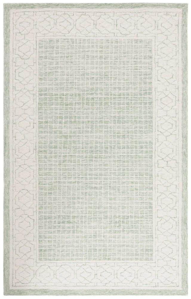 Safavieh Ebony 4'-0" x 6'-0" Rug in Green / Ivory