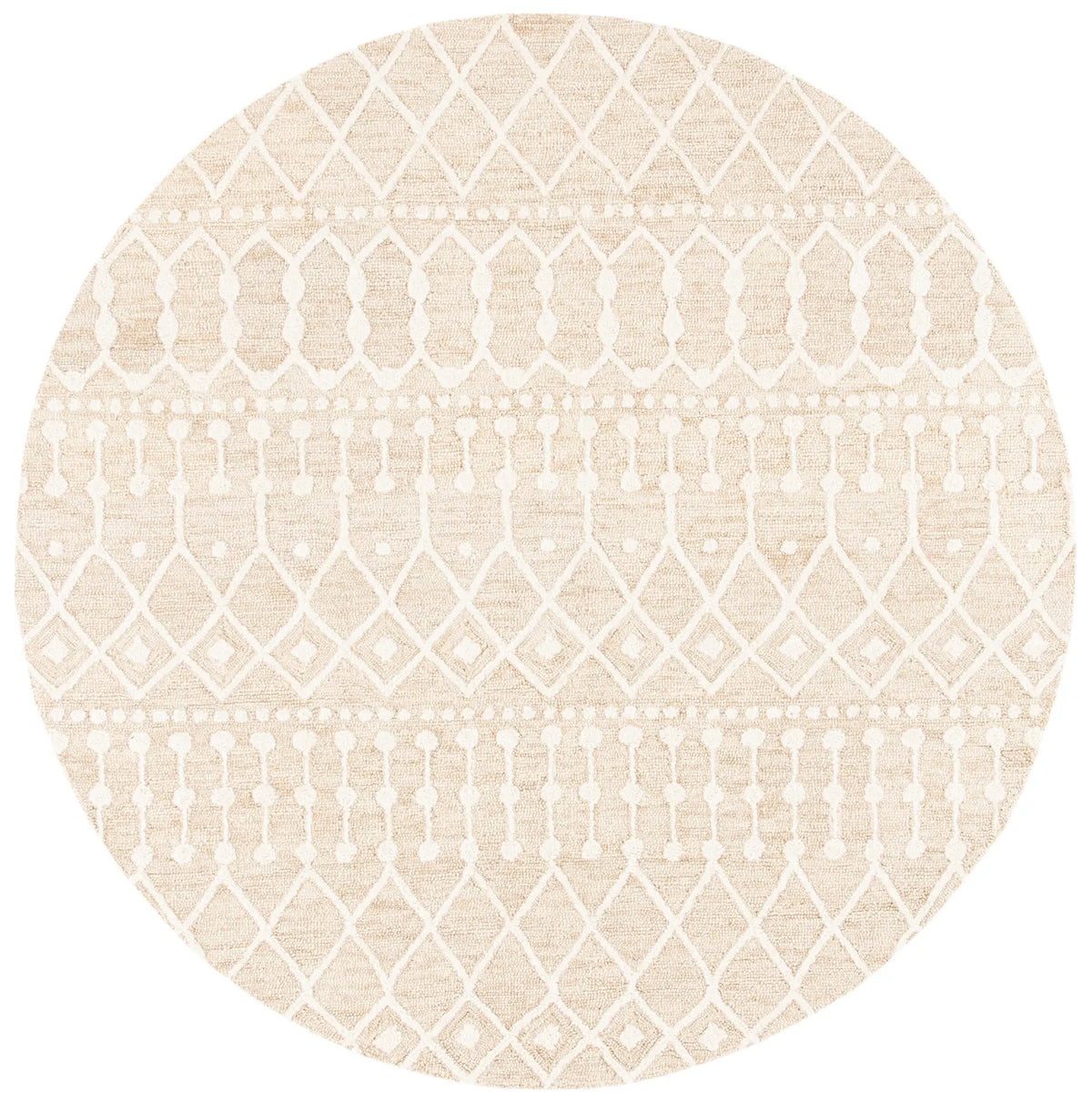 Safavieh Blossom 6'-0" x 6'-0" Rug in Beige / Ivory
