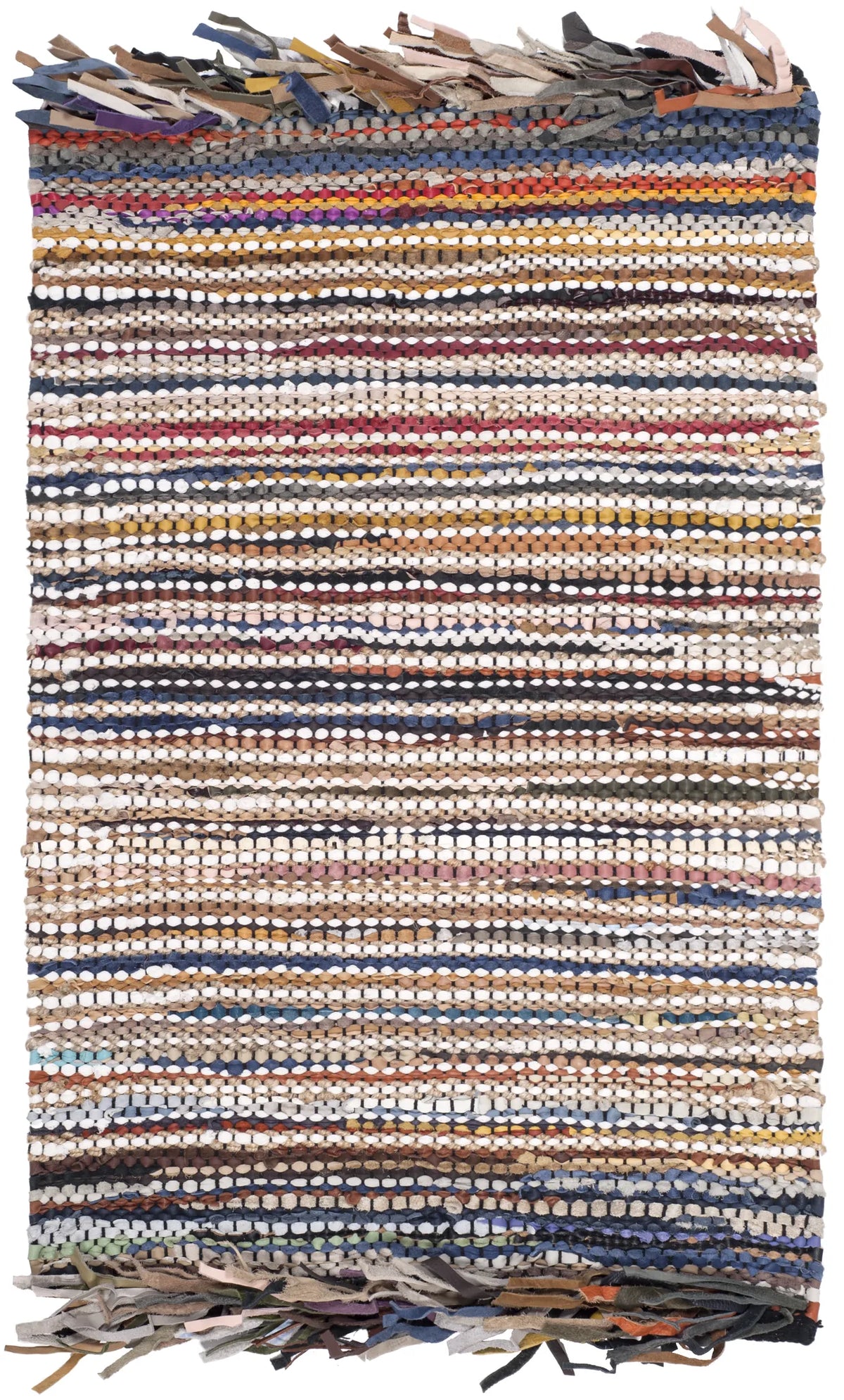 Safavieh Vintage Leather 2'-0" x 3'-0" Rug in Multi