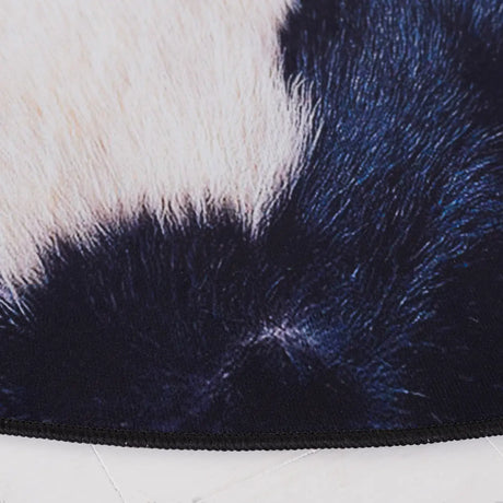 Safavieh Faux Hide 6'-0" x 6'-0" Rug in Ivory / Dark Blue
