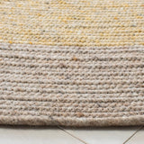 Safavieh Braided 5'-0" x 5'-0" Rug in Gold / Beige