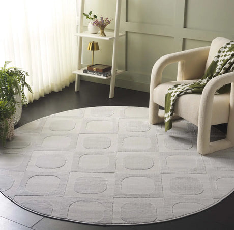 Safavieh Saylor 100 6'-3" x 6'-3" Rug in Ivory