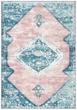Safavieh Journey 4'-4" x 6'-0" Rug in Blue / Pink