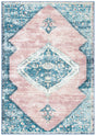 Safavieh Journey 4'-4" x 6'-0" Rug in Blue / Pink