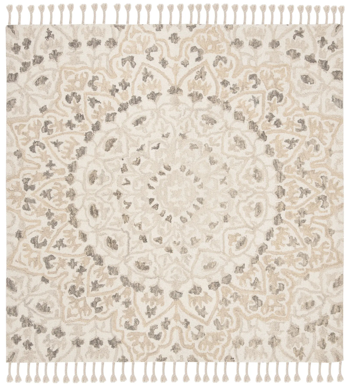 Safavieh Blossom 6'-0" x 6'-0" Rug in Ivory / Taupe