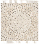 Safavieh Blossom 6'-0" x 6'-0" Rug in Ivory / Taupe