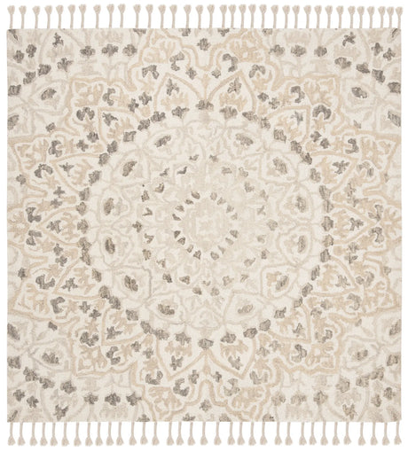 Safavieh Blossom 6'-0" x 6'-0" Rug in Ivory / Taupe