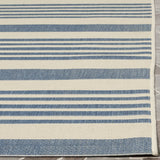 Safavieh Courtyard 5'-3" x 7'-7" Rug in Beige / Blue