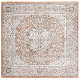 Safavieh Jasmine 5'-3" x 5'-3" Rug in Gold / Grey