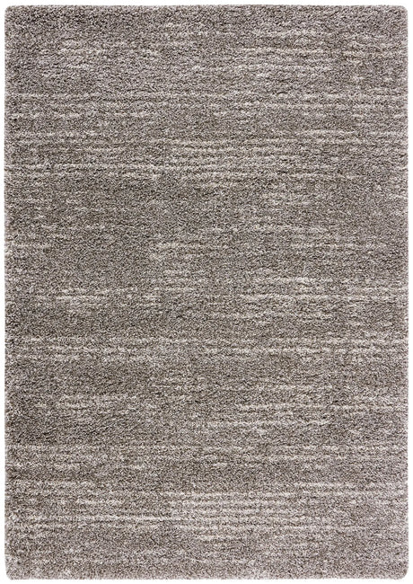 Safavieh Hudson Shag 4'-0" x 6'-0" Rug in Grey / Ivory