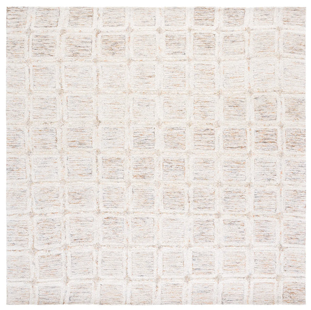 Safavieh Pine 6'-0" x 6'-0" Rug in Rust / Grey