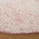 Safavieh Metro 6'-0" x 6'-0" Rug in Dark Pink / Ivory