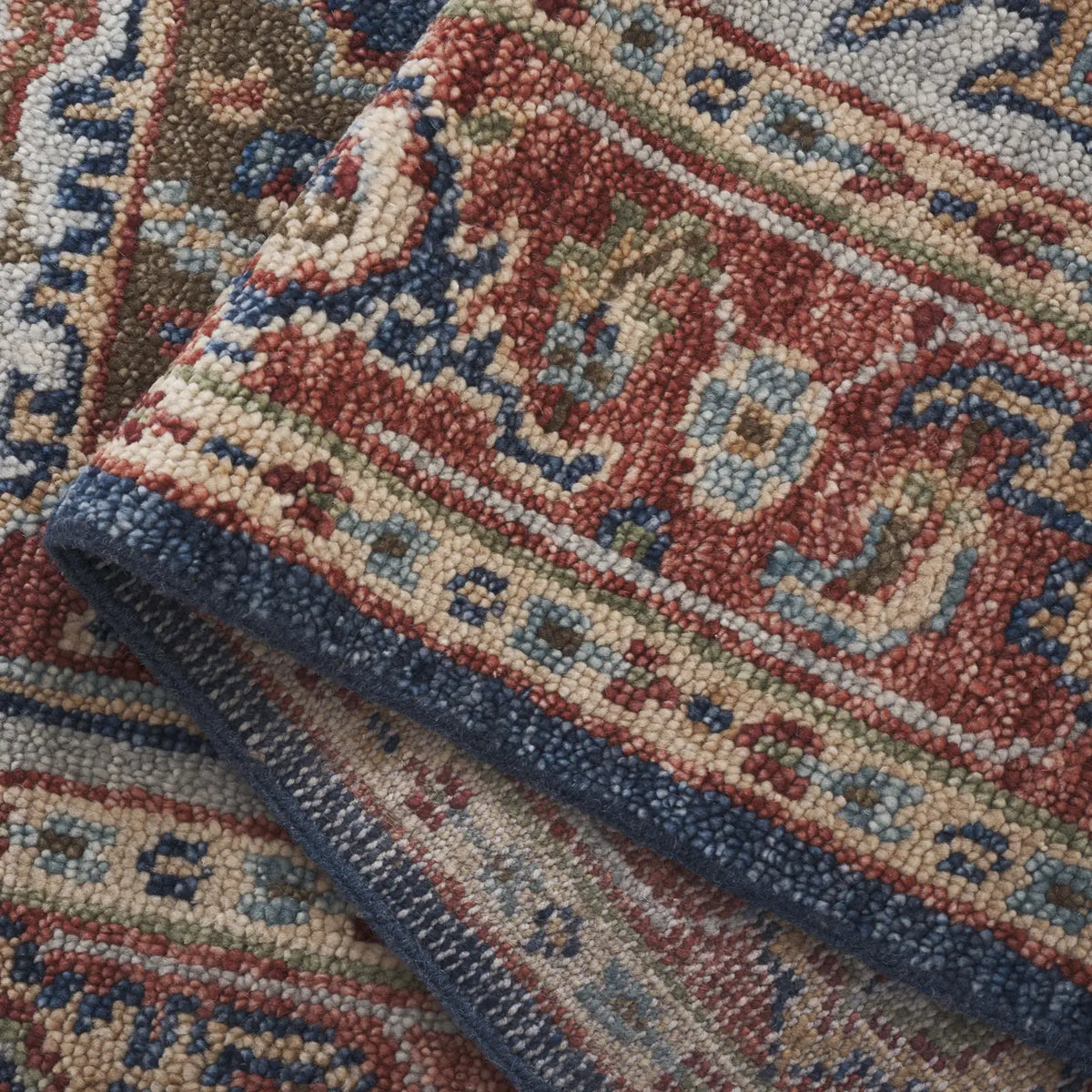 Safavieh Samarkand 6'-0" x 9'-0" Rug in Navy / Rust