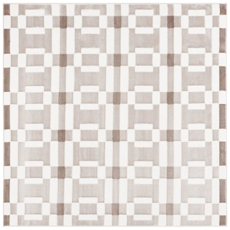 Safavieh Groove 6'-7" x 6'-7" Rug in Ivory / Beige