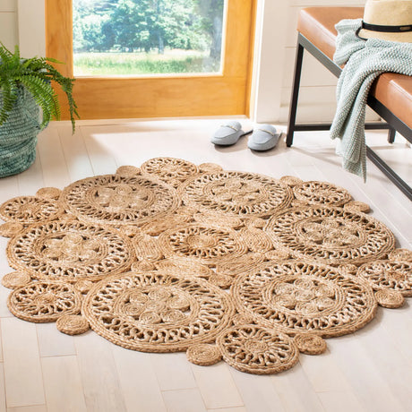 Safavieh Natural Fiber 3'-0" x 3'-0" Rug in Natural