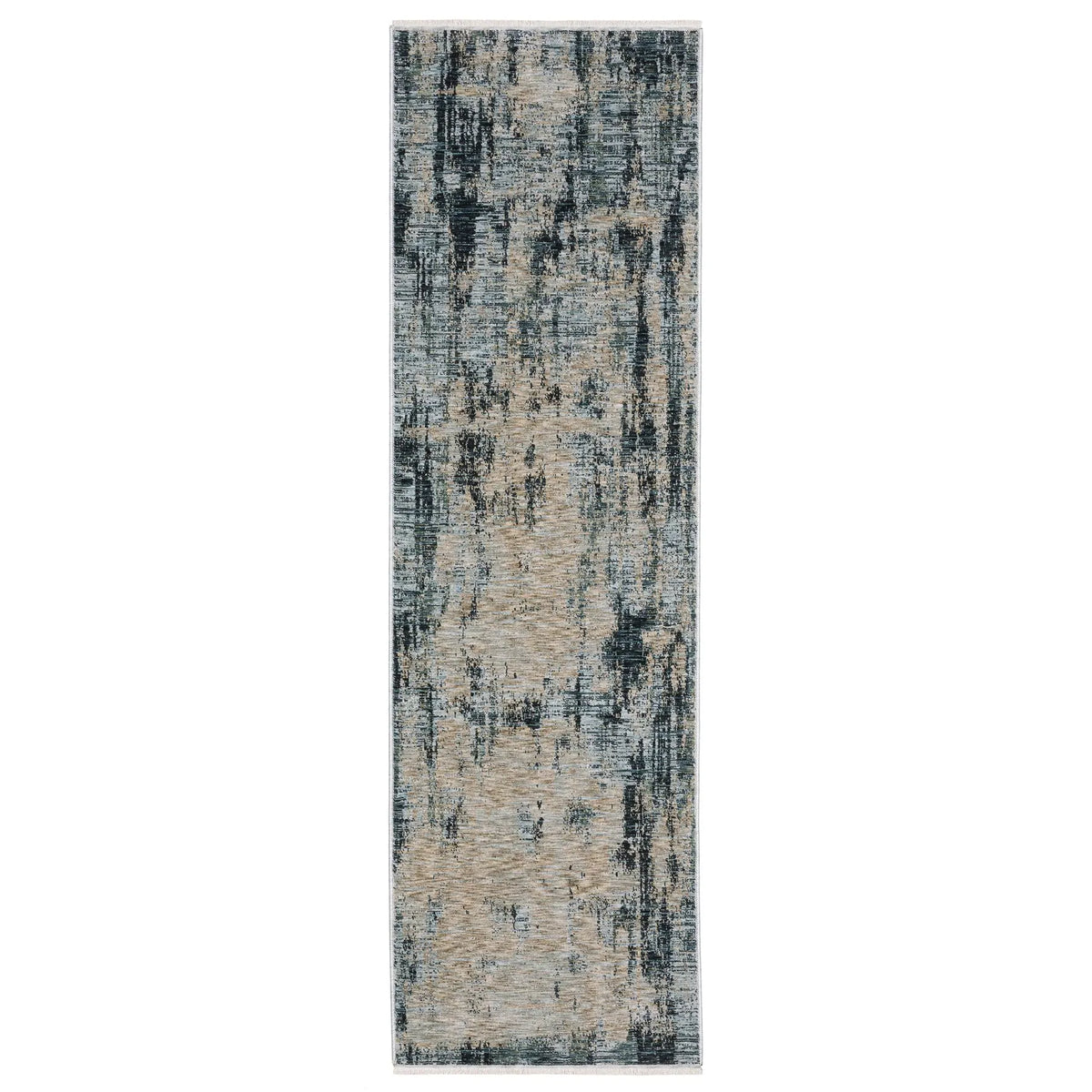 Oriental Weavers Sphinx Hayden Hay04 Beige/ Blue Rug - runner