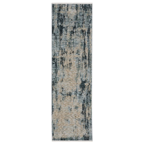 Oriental Weavers Sphinx Hayden Hay04 Beige/ Blue Rug - runner