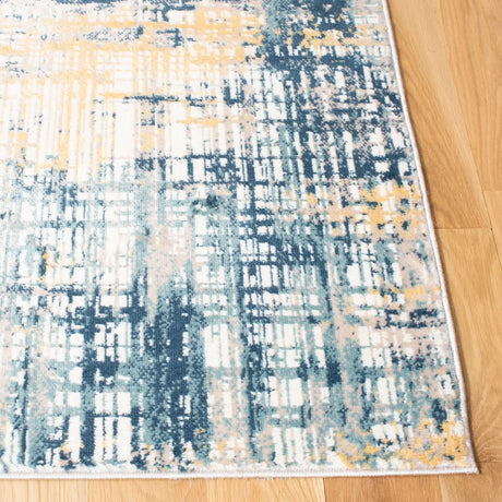 Safavieh Skyler 4'-5" x 6'-5" Rug in Navy / Gold