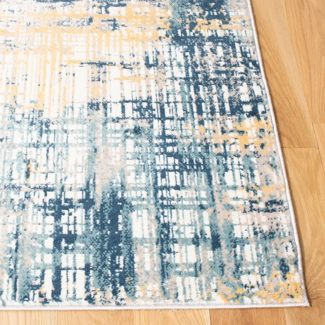 Safavieh Skyler 4'-5" x 6'-5" Rug in Navy / Gold