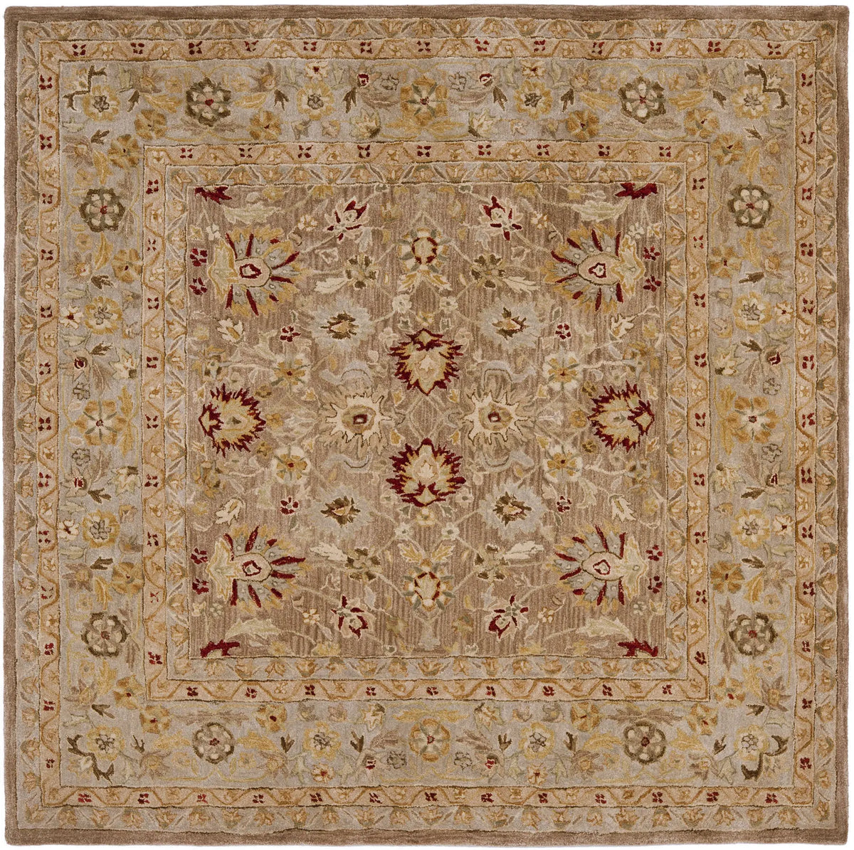 Safavieh Anatolia 6'-0" x 6'-0" Rug in Tan / Ivory