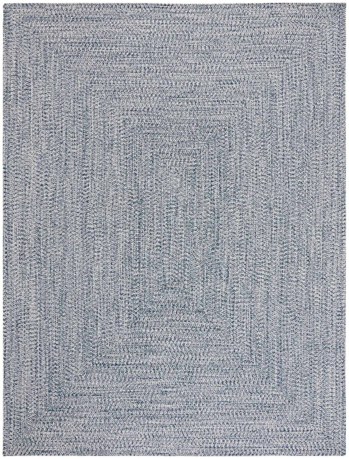 Safavieh Braided 10'-0" x 14'-0" Rug in Dark Blue / Ivory