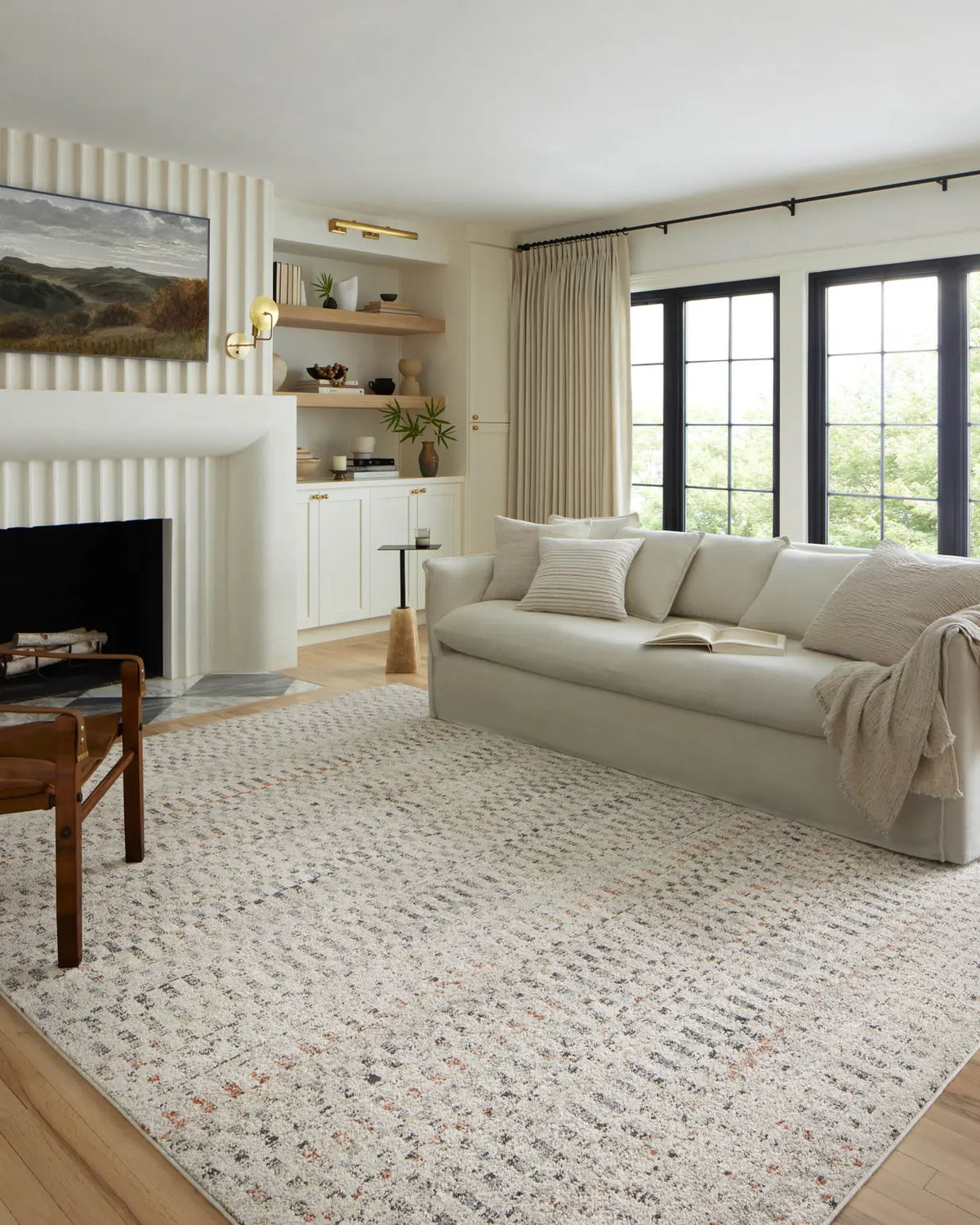 Loloi Kamala Kam-05 Grey/Multi Rug - room scene 1