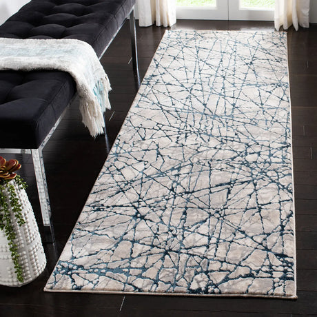 Safavieh Meadow 2'-7" x 8'-0" Rug in Navy / Ivory