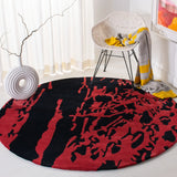 Safavieh Soho 6'-0" x 6'-0" Rug in Black / Red