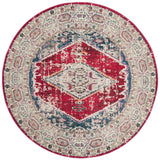 Safavieh Monaco 6'-7" x 6'-7" Rug in Ivory / Red