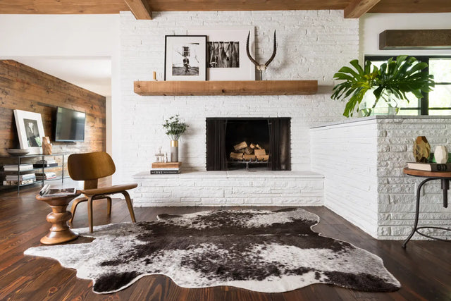 Loloi Grand Canyon Gc-03 Ivory/Charcoal Rug - room scene 1 horizontal