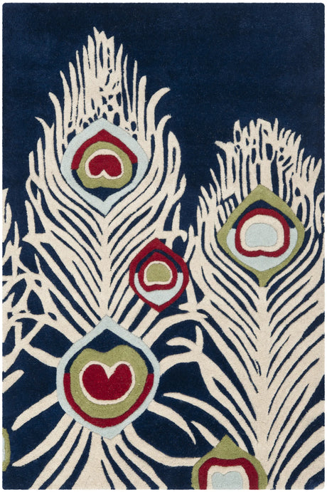 Safavieh Soho 2'-6" x 4'-0" Rug in Blue / Ivory
