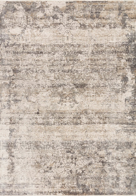 Loloi Homage Hom-01 Graphite/Beige Rugs - main flat