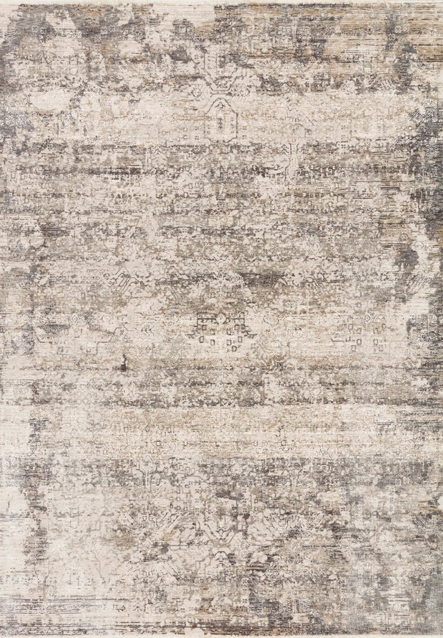 Loloi Homage Hom-01 Graphite/Beige Rugs - main flat