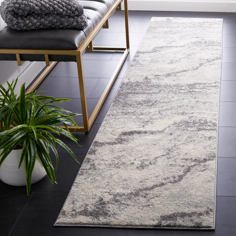 Safavieh Tulum 2'-0" x 9'-0" Rug in Ivory / Grey