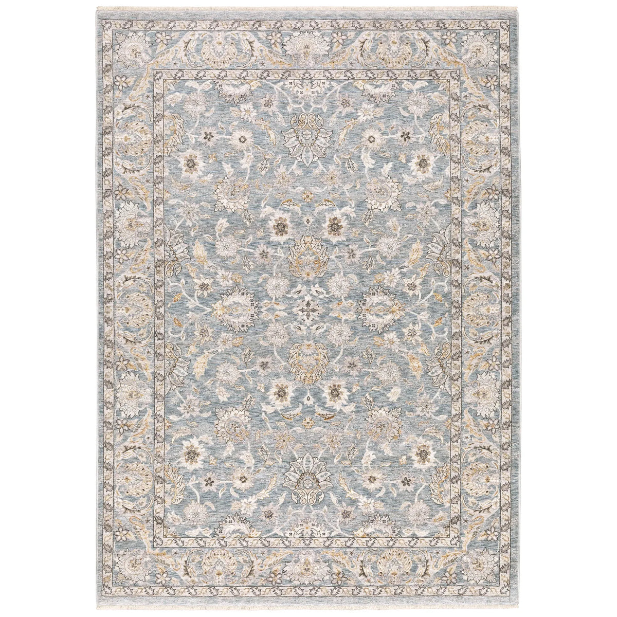 Oriental Weavers Sphinx Maharaja 070E1 Blue/Ivory Rugs - main flat