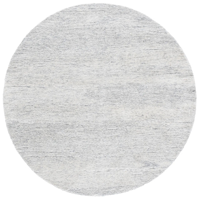 Safavieh Ebony 6'-0" x 6'-0" Rug in Ivory / Dark Grey