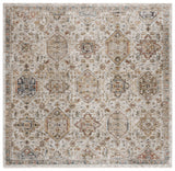 Safavieh Silverado 6'-4" x 6'-4" Rug in Ivory / Rust