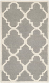 Safavieh Dhurries 3'-0" x 5'-0" Rug in Grey / Ivory