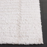Safavieh Rumi Shag 4'-0" x 6'-0" Rug in Ivory / Light Beige