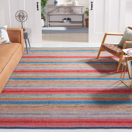 Safavieh Kilim 6'-0" x 9'-0" Rug in Blue / Red