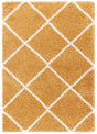 Safavieh Hudson Shag 4'-0" x 6'-0" Rug in Gold / Ivory