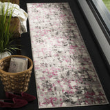 Safavieh Skyler 2'-0" x 10'-0" Rug in Grey / Pink