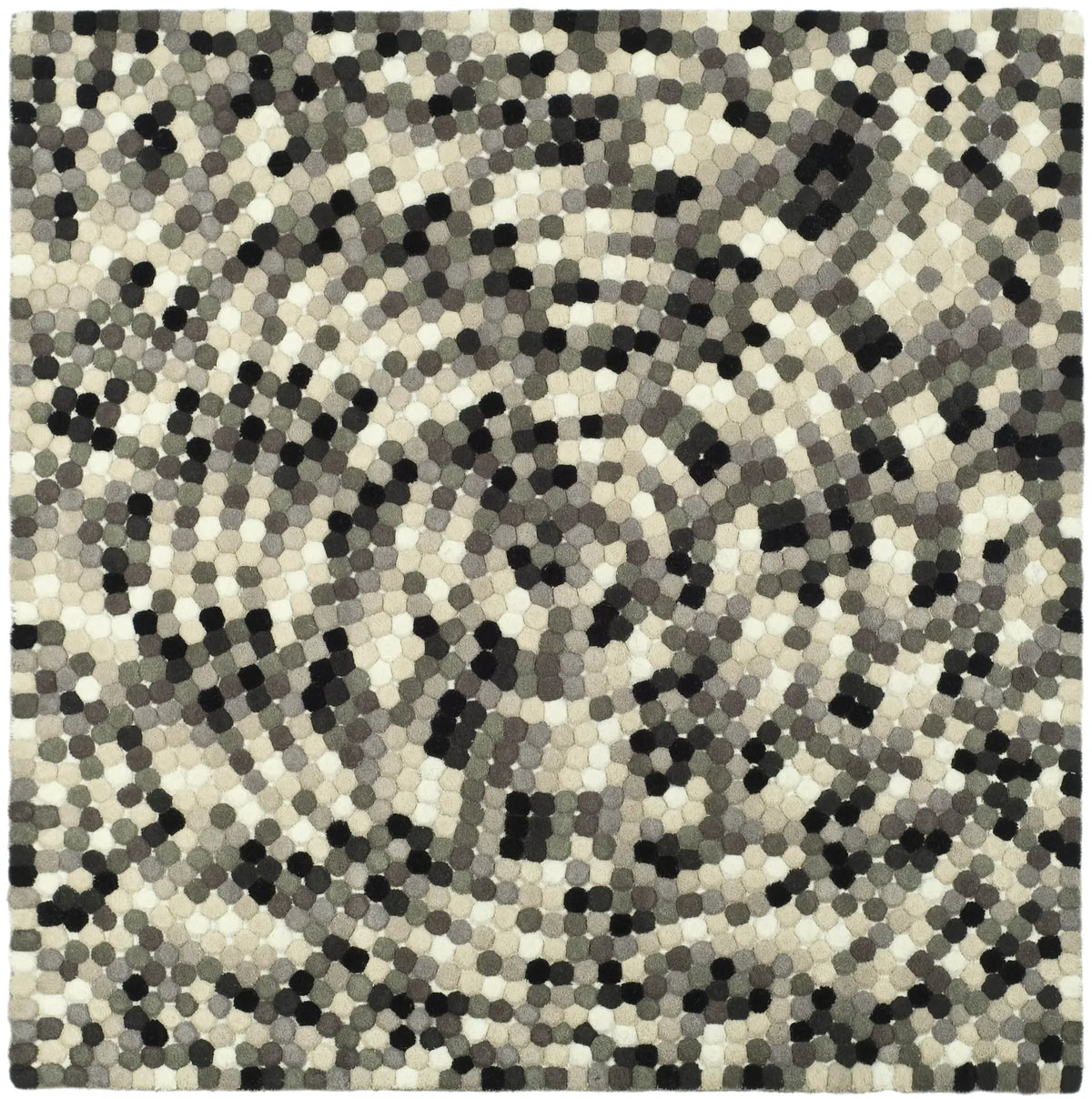 Safavieh Soho 6'-0" x 6'-0" Rug in Ivory / Grey