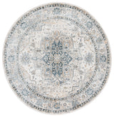 Safavieh Dream 6'-7" x 6'-7" Rug in Ivory / Navy