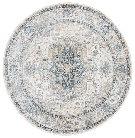 Safavieh Dream 6'-7" x 6'-7" Rug in Ivory / Navy